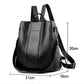 🎒 LIMITED-TIME 50% OFF! ✨ Women's Large Capacity Backpack – PU Leather, Chic Embossed, Comfortable 👜