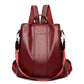 🎒 LIMITED-TIME 50% OFF! ✨ Women's Large Capacity Backpack – PU Leather, Chic Embossed, Comfortable 👜