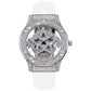 ⌚ LIMITED-TIME 50% OFF! 💥 Fashion Dress Watch Rhinestone Dial – Quartz Movement, 30M Waterproof, Adjustable Clasp ✨