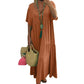 📢📢40% OFF !! ⏰Women’s Casual Long Dress with Short Sleeves