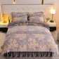 📢📢50 % OFF !!🎅 4 Piece Print Cozy Comforter Bedding Sets