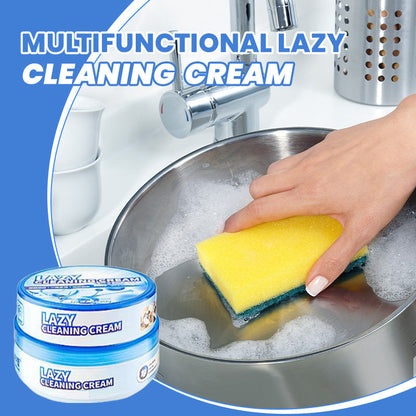 🧼 LIMITED-TIME 50% OFF! ✨ Multifunctional Cleaning Cream With Sponge – Remove Grease & Stains, Gentle Formula 🧽