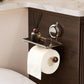 Stick Strong Suction Toilet Paper Holder – No Drilling, Holds Strong and Steady