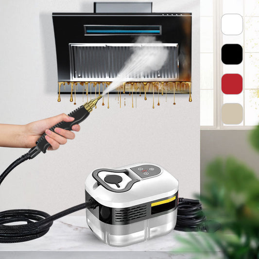Portable Handheld Steam Cleaner with 10 Accessories, Adjustable Levels, Fast Heat-Up Steamer for Kitchen, Bathroom, Tile & Car Cleaning