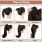 🔥Last Day Sale 60% OFF⏰💥Curly Wavy Frizzy Hair Extension with Ponytail🎁