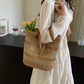 👜 50% OFF NOW! 🏖️ Women's Straw Woven Beach Shoulder Bag – Handcrafted, Lightweight & Perfect for Sunny Days or a Bohemian Vacation Look 🌸