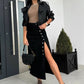 🔥 Party Statement | Button-Split Denim Skirt | Sexy High-Slit Detail 🎉【63% OFF】
