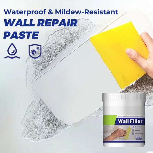 🛡Waterproof & Mildew-Resistant Wall Repair Paste🌿