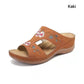 🌸 LIMITED-TIME 50% OFF! ✨ Women’s Open-Toe Platform Slippers – Comfortable, Versatile, Flower Accent 🩴