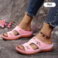 🌸 LIMITED-TIME 50% OFF! ✨ Women’s Open-Toe Platform Slippers – Comfortable, Versatile, Flower Accent 🩴