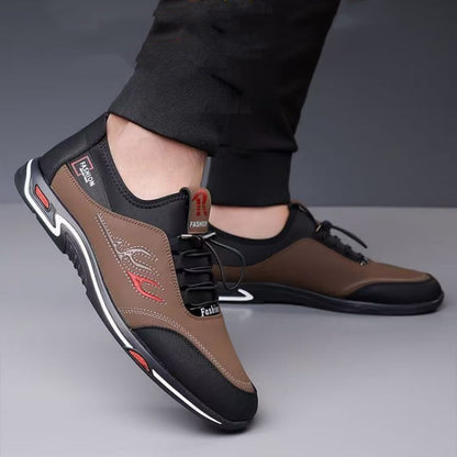 👞 LIMITED-TIME 50% OFF! 💥 Men's Soft Lightweight Slip-On Shoes – PU Leather, Breathable, Rubber Outsole ✨