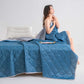 🛏️ LIMITED-TIME 50% OFF! 💥 Breathable Printed Washable Summer Cooling Comforter – Dual-Sided, Q-Max Fabric, Hypoallergenic ✨