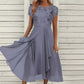 🎉 2026 Sale — Over 31,000 Sold! 💞 Elegant Round Neck Dress – Grace in Every Step 🌸