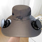 🧢 LIMITED-TIME 50% OFF! ✨ Solar Fan Sun Hat – UPF 50+, Dual Power, Ultralight ☀️
