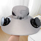 🧢 LIMITED-TIME 50% OFF! ✨ Solar Fan Sun Hat – UPF 50+, Dual Power, Ultralight ☀️