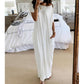 🔥Last Day Special Price £20.99!!💃Women's Summer Casual Loose Solid Color Short-Sleeve Long Dress