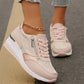 Mesh. Lace-Up. Wedge. Side Zipper. The Perfect Casual Sneaker! ✨👟