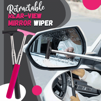 🚗 BUY 1 GET 1 FREE! 💦 Retractable Side-Mirror Wiper – Extendable, Compact, Water Removal