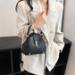 👜 LIMITED-TIME 50% OFF! ✨ Color-Blocked Shoulder Bag – PU Leather, Multiple Carrying Options, Metal Hardware ✨