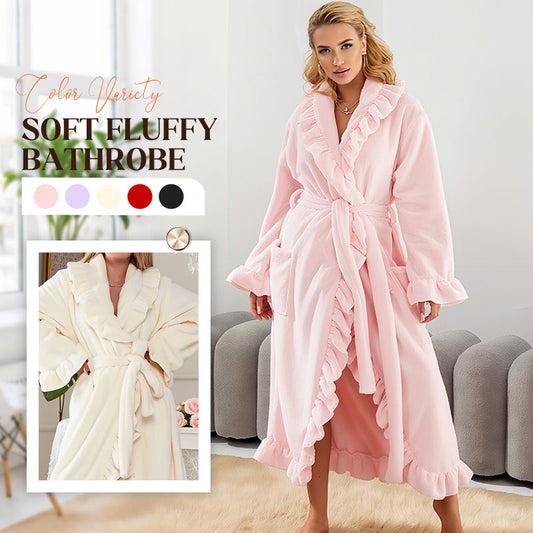 🔥✨Soft Fluffy Bathrobe 🧖♀️ – Skin-Friendly Fabric, Cozy Warmth for Post-Shower - Free Shipping