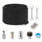 🚿 5800PSI Sewer Jetter Kit - High-Pressure Nozzle & Hose for Clogged Drains/Pipes, Compatible with Most Pressure Washers 🔧📦 - Free Shipping