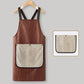 👨‍🍳 LIMITED-TIME 50% OFF! 💥 Cross-Back Waterproof Apron with Detachable Hand Towel – Oil-Proof, Breathable, No Ties ✨
