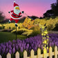 🎄 LIMITED-TIME 50% OFF! ✨ Solar Christmas Santa Decor Lights – Auto On Dusk, Weatherproof, Garden Stake Light ❤️