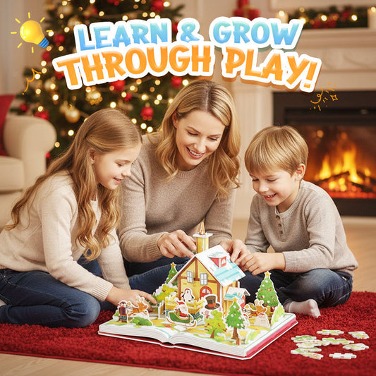 🎁Christmas Limited-Time Offer 50% Off🧩3D DIY Christmas Puzzle Kit