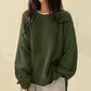 🎀50% OFF💕Women's Oversized Crewneck Split Sweater