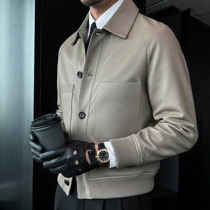 ⏰50% OFF💥💥Men's Classic Faux Leather Jacket