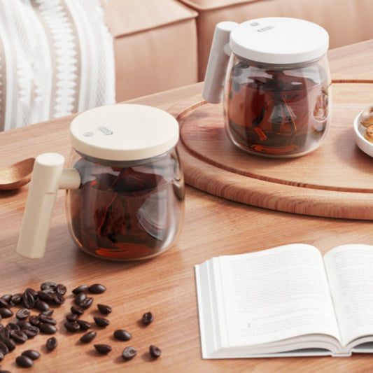⏳Limited-time 49% off⏰Portable Electric Stirring Coffee Mug with Handle