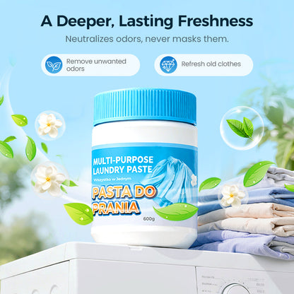 ✨ BUY 2 GET 1 FREE ! 🔥 Multi-Purpose Deep Cleaning Laundry Paste – Tough Stain Removal, Gentle on Fabrics & Fresh Scent 🧼