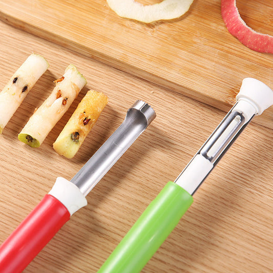 💥Hot Sale💥Stainless Steel Fruit Corer & Peeler 2 in 1🍎