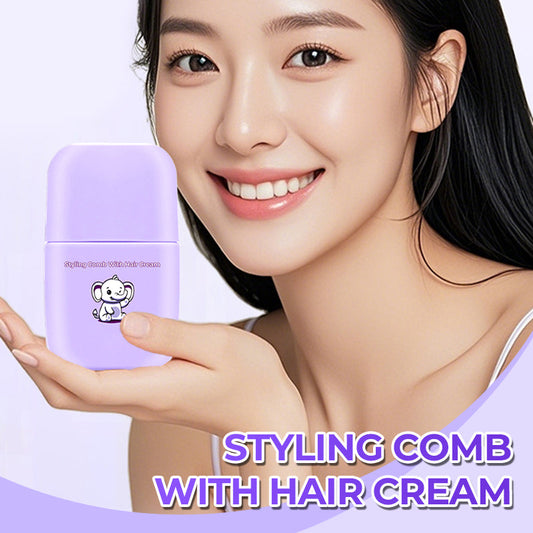 🔥Styling Comb With Hair Cream🦋Your Routine, Sorted✨