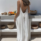 🏖️Last day sale 50% OFF💕20K+ SOLD!⚡Women's Casual Backless Spaghetti Strap Maxi Dress