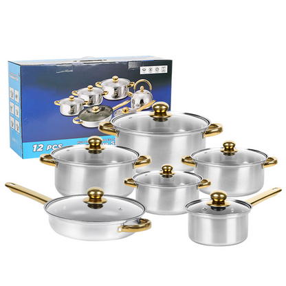 Stainless Steel Non-Stick Cookware Set