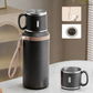 🏆Flash Sale 59% OFF⚡5K+ SOLD! 💥Stainless Steel Vacuum Insulated Bottle with Lidded Cup