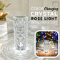 📢📢50 % OFF !! ⏰🎁The perfect gift🎁Touching Control Rose Crystal Lamp
