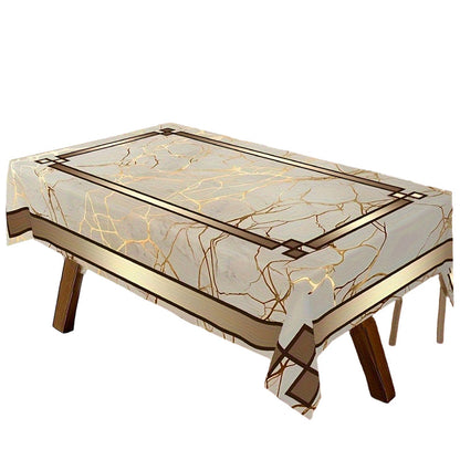 ⏳Time-Limited Special⏰Waterproof Marble-Print Tablecloth🌩️