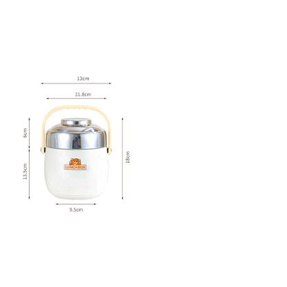 🔥 50% OFF NOW! 🍲 1.5L Stainless Steel Vacuum Insulated Food Jar – Keeps Meals Hot 6–12 Hours, Leak-Proof & Multi-Compartment