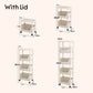 ⏳Limited-time 50% off⏰Multi-Tier Rolling Storage Cart for Narrow Spaces – Space-Saving Design, Smooth Rolling Wheels, Easy Assembly & Sturdy 🗄️