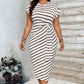 🥳2026 HOT SALE 50% OFF! 💞50K+ SOLD!🌸Women's Knot Bodycon Dress – Leopard print, tummy-flattering knot. Comfy & chic for parties or date nights. Feel gorgeous. ✨🌹