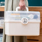 💊 Twist to lock, three-tier organisation!🔒Household Multi-Tier Large Capacity Medicine Box✨