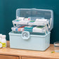 💊 Twist to lock, three-tier organisation!🔒Household Multi-Tier Large Capacity Medicine Box✨