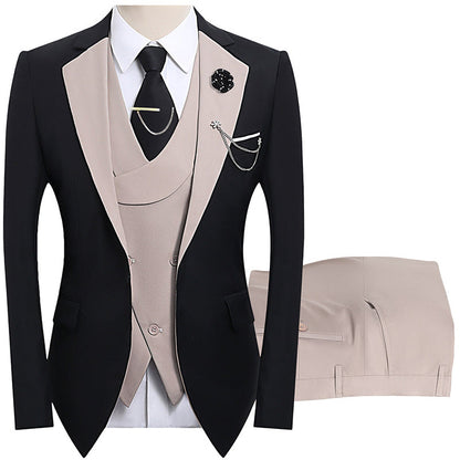 📢📢50% OFF!!⏰Modern Contrast Color Wedding Suit