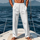👖 LIMITED-TIME 50% OFF! ✨ Men's Breathable Linen Trousers – Loose Fit, Drawstring Waist, Functional Pockets 🌿