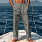 👖 LIMITED-TIME 50% OFF! ✨ Men's Breathable Linen Trousers – Loose Fit, Drawstring Waist, Functional Pockets 🌿