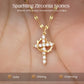 💎 50% OFF! 💎 Dainty Petal Chain Necklace with Initial Charm – Adjustable, Sparkling & Faith-Inspired Design ✨📿