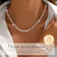💎 65% OFF NOW! ✨ Adjustable Rhinestone Leaf Link Necklace & Bracelet Set – Elegant Design, Sparkling Crystals & Perfect Gift 🍃