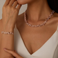 💎 65% OFF NOW! ✨ Adjustable Rhinestone Leaf Link Necklace & Bracelet Set – Elegant Design, Sparkling Crystals & Perfect Gift 🍃